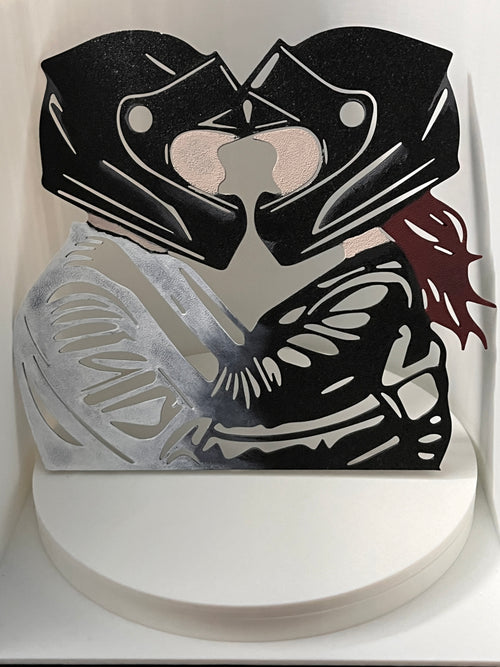 Quadro decorativo 3D dipinto a mano – vista frontale