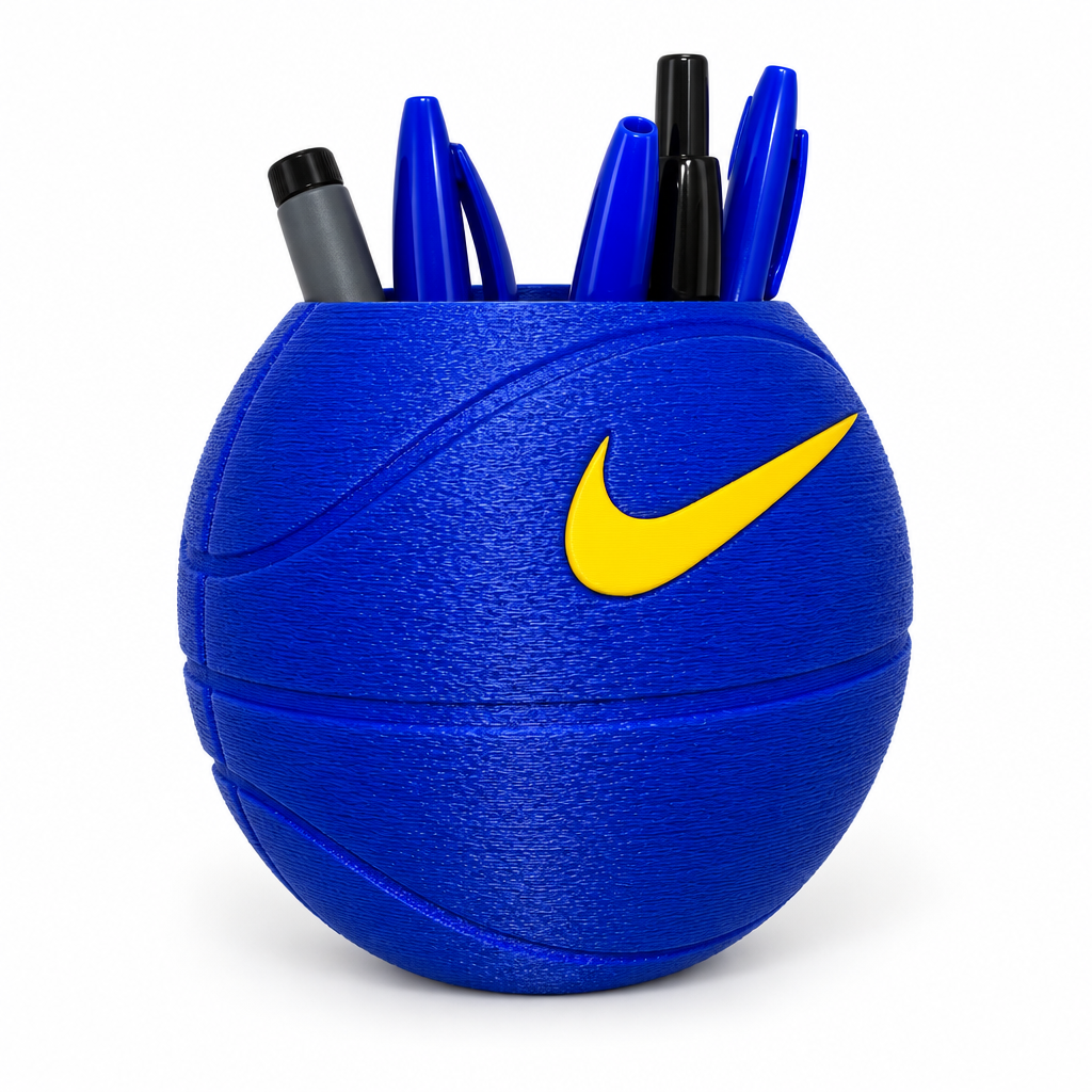 Portapenne Pallone da Basket 3D