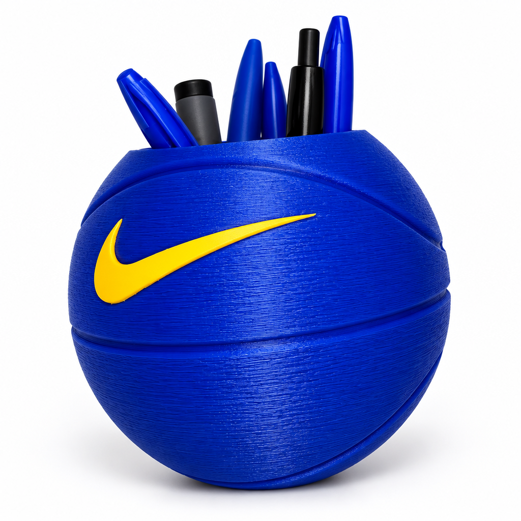Portapenne Pallone da Basket 3D